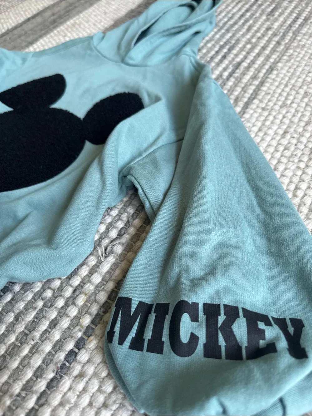 Disney Mickey Mouse Mint Green Girls Top